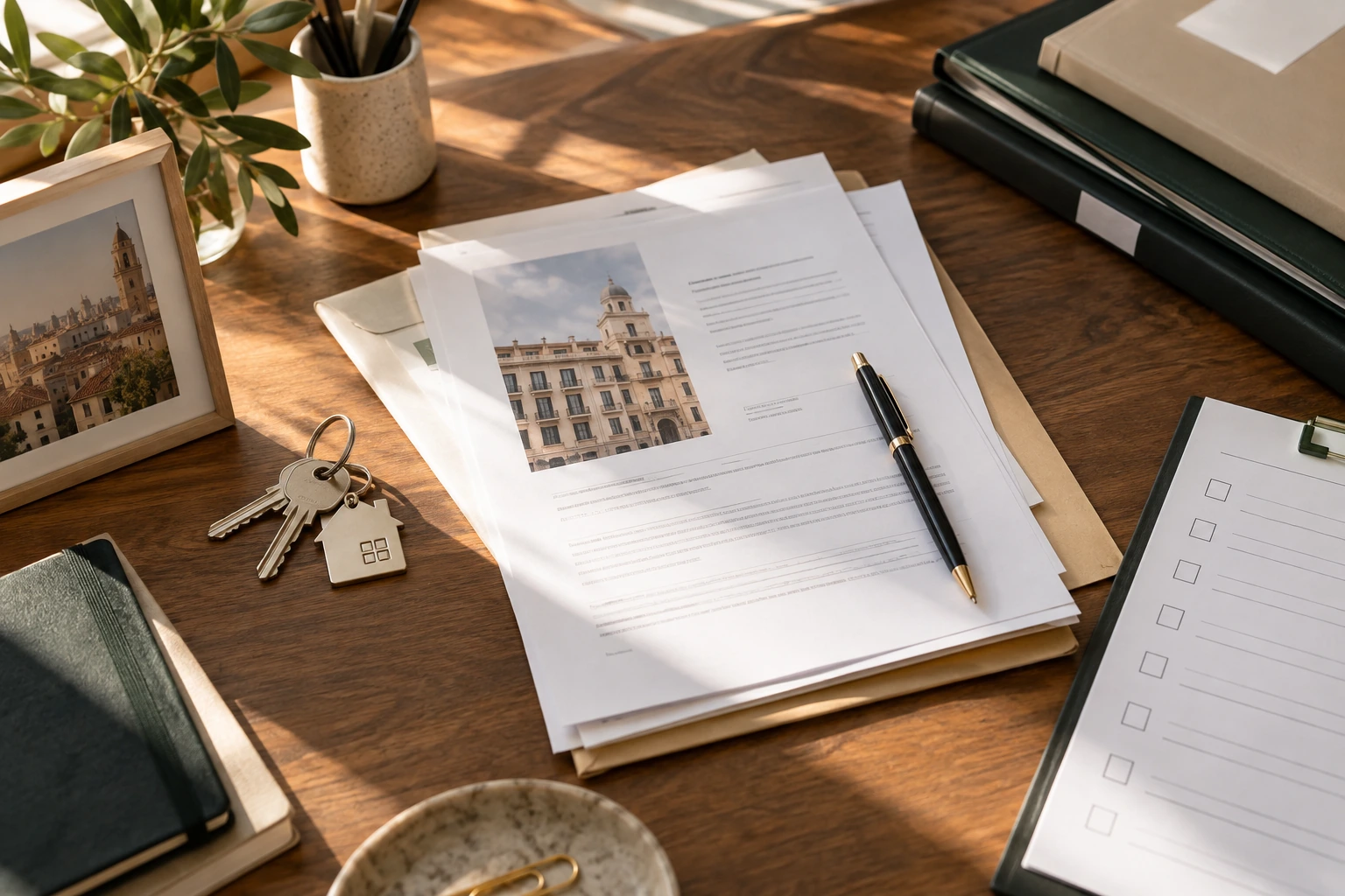 Imagen de ambiente sobre documentos necesarios para vender un piso en valencia: checklist para propietarios