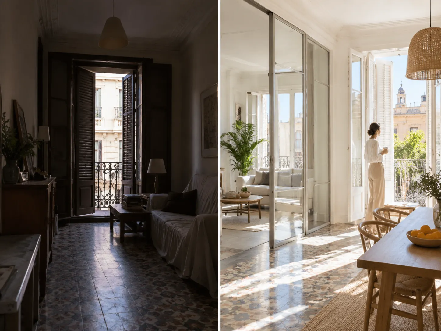 Imagen ilustrativa: Cómo transformar un piso oscuro en una vivienda luminosa en Valencia